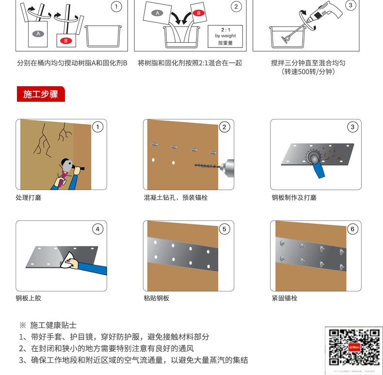 包钢融水粘钢加固施工过程